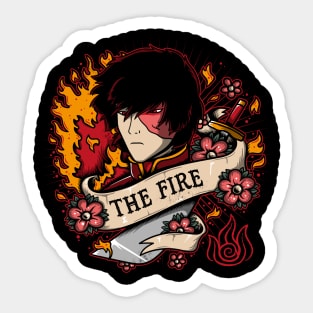 Fire Tattoo Sticker